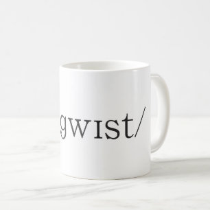 Tasse de café de linguiste
