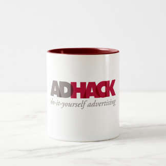 Tasse de café de logo d'AdHack