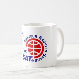 Tasse de café de logo d'AMSAT