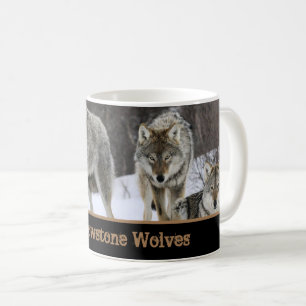 Tasse de café de loups de Yellowstone