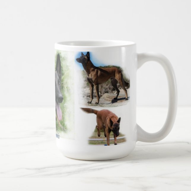 Tasse de café de Malinois de Belge (Droite)