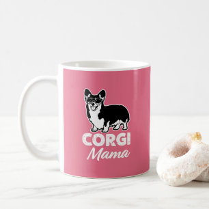 Tasse de café de maman de corgi