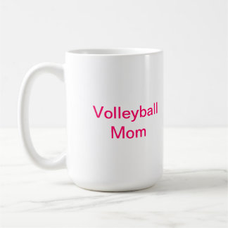 Tasse de café de maman de volleyball