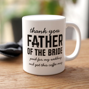 Tasse de café de mariage drôle pour le père de la 