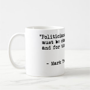Tasse de café de Mark Twain - citation de
