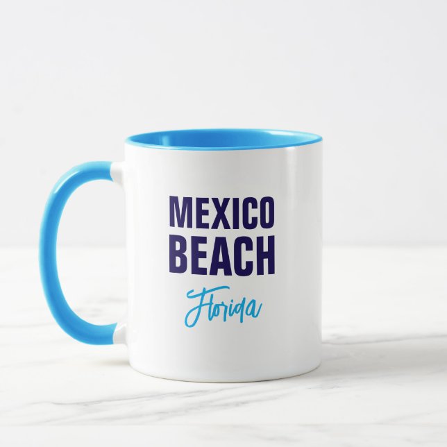 Tasse de café de Mexico Beach Floride (Gauche)