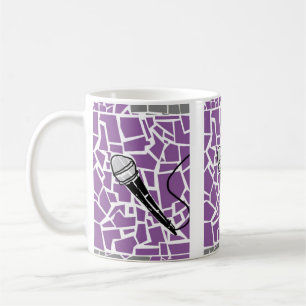 Tasse de café de microphone