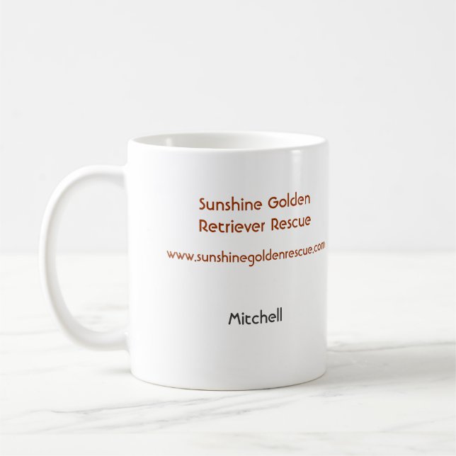 Tasse de café de Mitchell - goldens de soleil (Gauche)