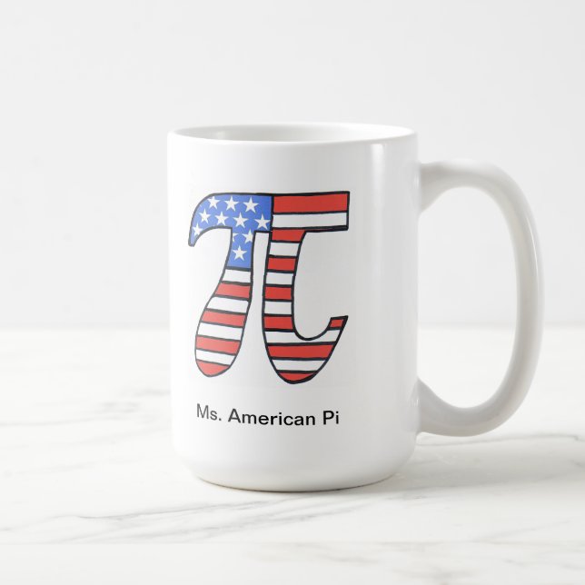 Tasse de café de Mme American Pi (Droite)