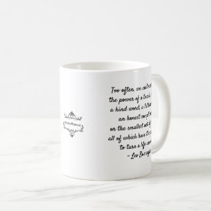 TASSE de CAFÉ DE MOTIVATION de GENTILLESSE 11OZ
