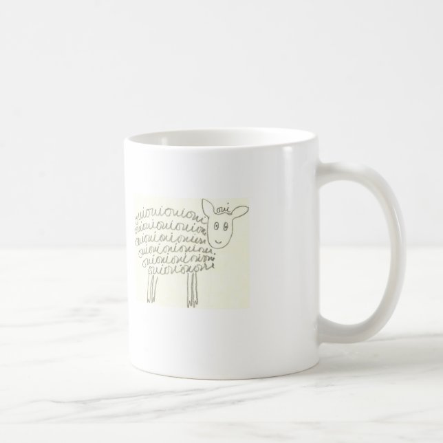 Tasse de café de moutons d'Oui (Droite)