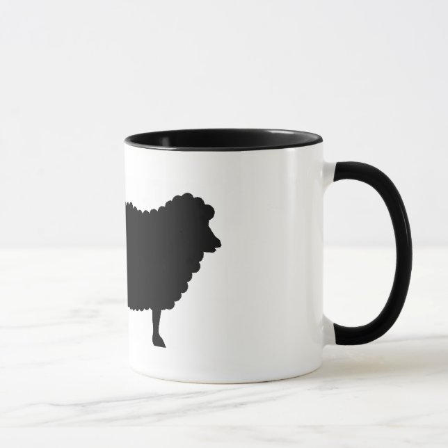 Tasse de café de moutons noirs (Droite)