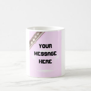 Tasse de café de musicien de cannelure ou de