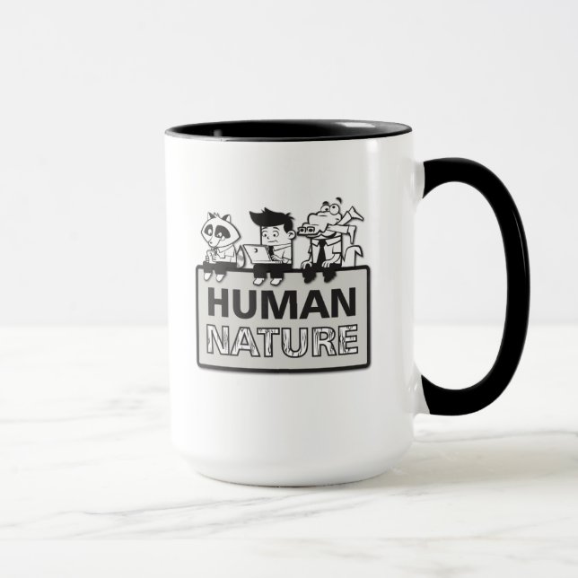 Tasse de café de nature humaine (Droite)