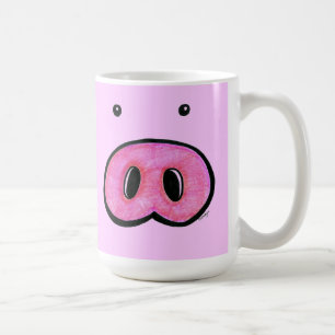 Tasse de café de nez de porc