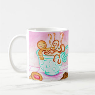 Tasse de café de Noël au pain d'épices