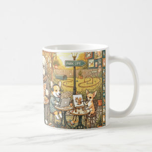 Tasse de café de Noël Café pour chiens âgés