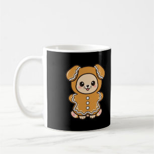 Tasse de café de Noël Chien en pain d'épices