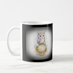 Tasse de café de Noël Chouette Ornement