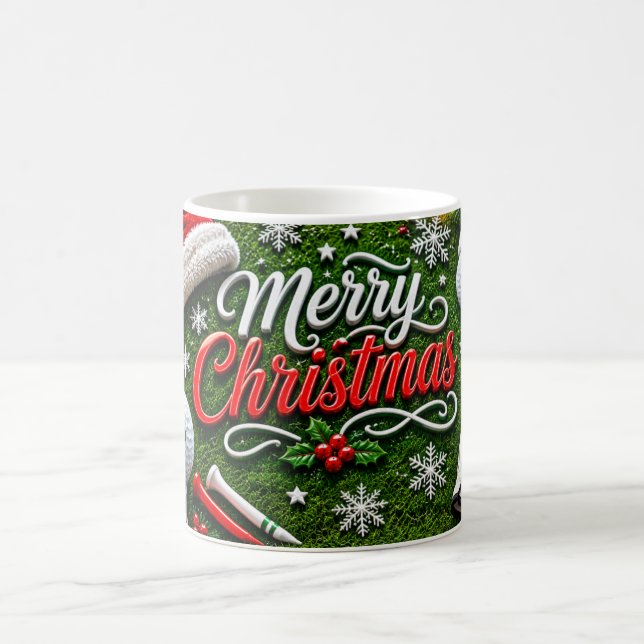 Tasse de café de Noël de golf (Centre)
