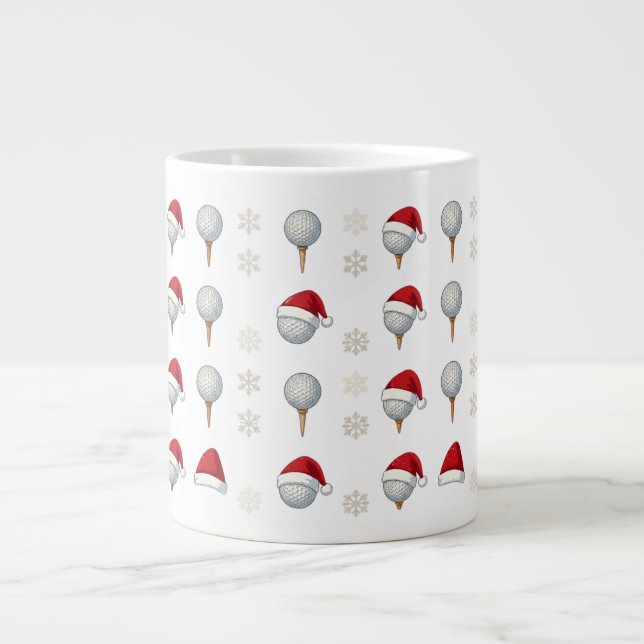 Tasse de café de Noël de golf (Devant)