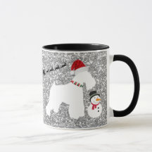 Tasse de café de Noël de Schnauzer