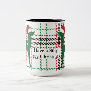 Tasse de café de Noël Greyhound italien, père Noël
