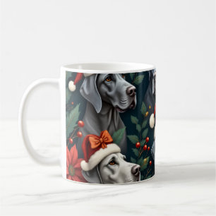 Tasse de café de Noël impressionnante Grand Danois