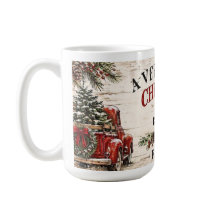 Tasse de café de Noël personnalisée de ferme confo