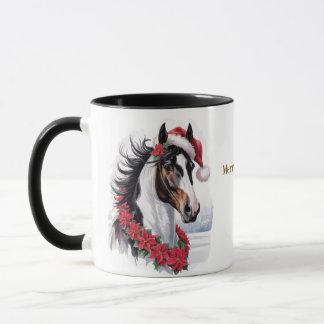 Tasse de café de Noël pour cavaliers