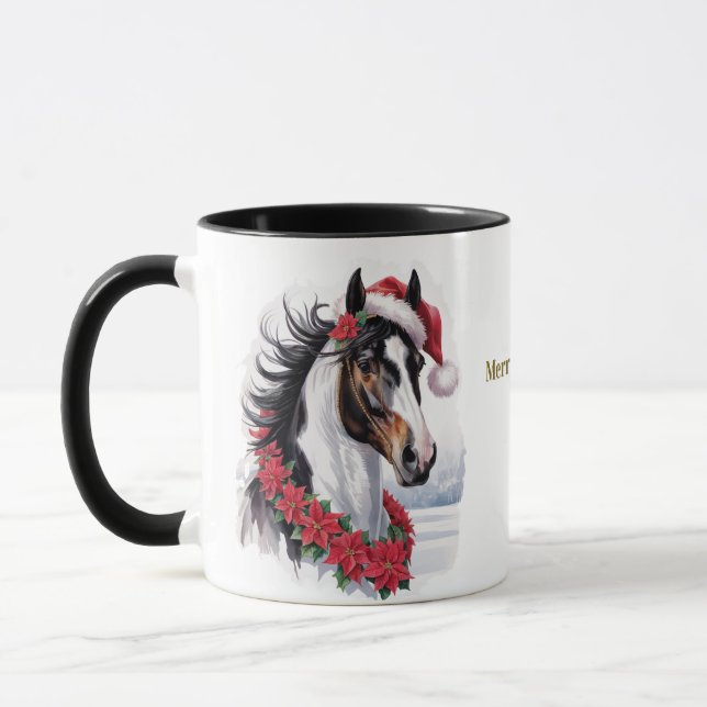Tasse de café de Noël pour cavaliers (Gauche)