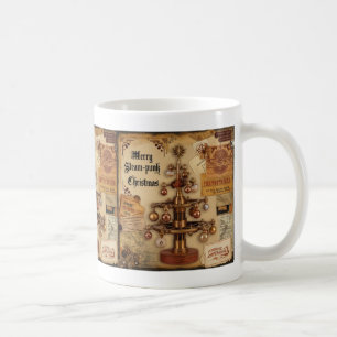 Tasse de café de Noël Steampunk