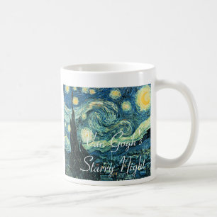Tasse de café de nuit étoilée