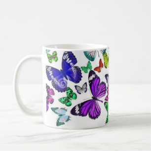 Tasse de café de papillon