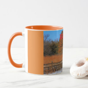 TASSE de café de paysage d'automne/hiver du Kansas