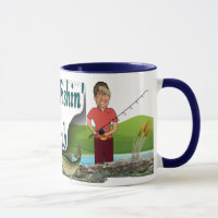 Tasse de café de pêche allée de club