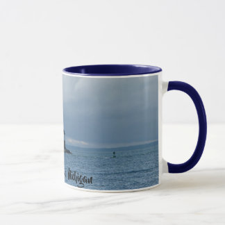 Tasse de café de phare d'île de Mackinac, Michigan
