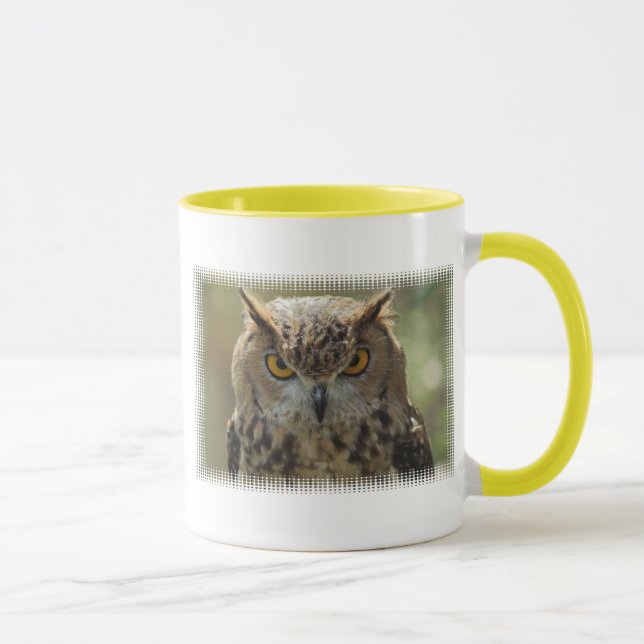 Tasse de café de photo de hibou (Droite)