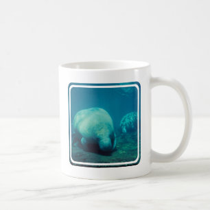 Tasse de café de photo de lamantin