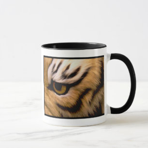 Tasse de café de photo de tigre