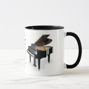 Tasse de café de piano