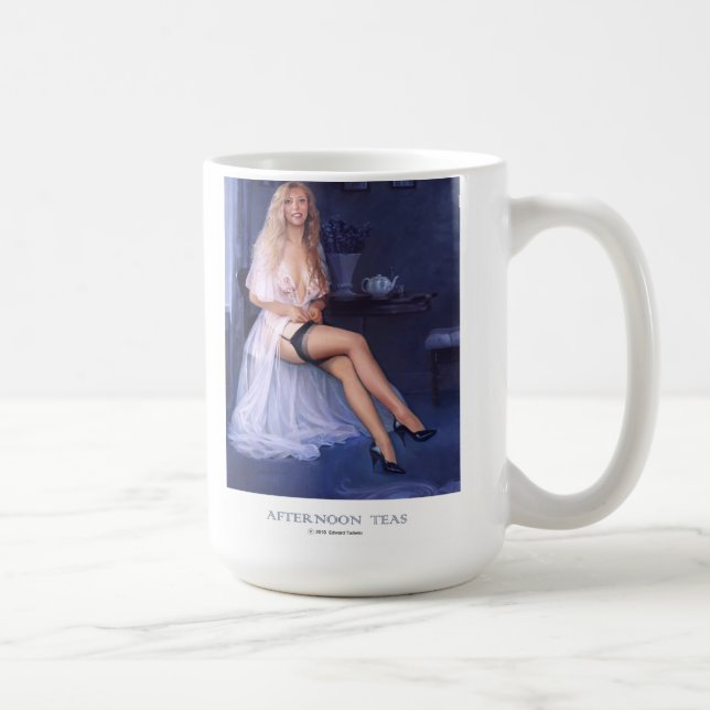 Tasse de café de pin-up de fille "de THÉS (Droite)