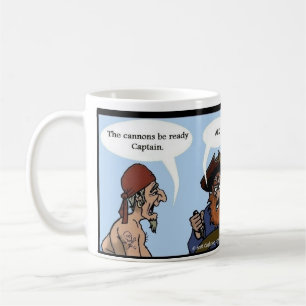 Tasse de café de pirate de grammaire
