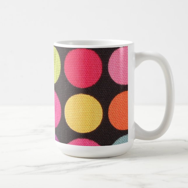 Tasse de café de point de polka (Droite)