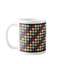 Tasse de café de point de polka