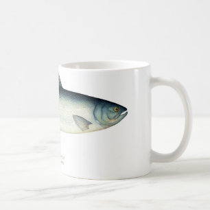 Tasse de café de poissons de saumon rouge/saumon