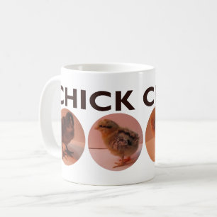 Tasse de café de poussins de bébé