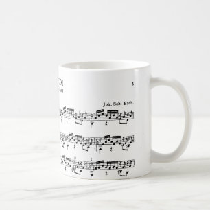 Tasse de café de prélude de luth de Bach