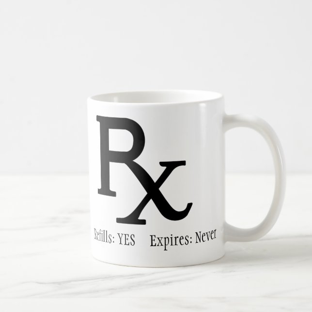 Tasse de café de prescription de matin (Droite)
