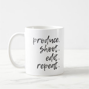 Tasse de café de production